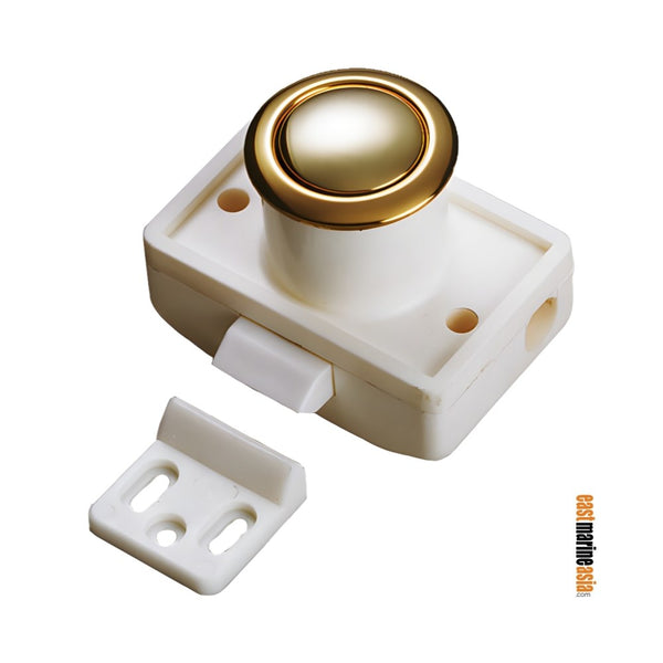 Man Ship Push Button Cabinet Latch