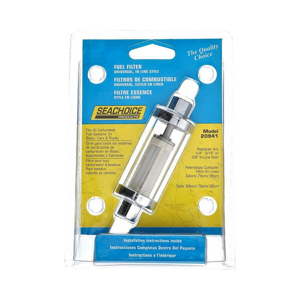 Seachoice Universal In-line Fuel Filter