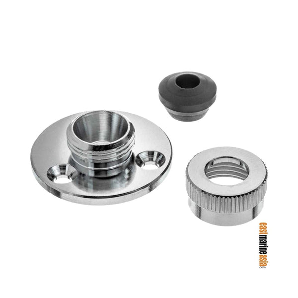 Chrome Brass Watertight Cable Gland / Outlet