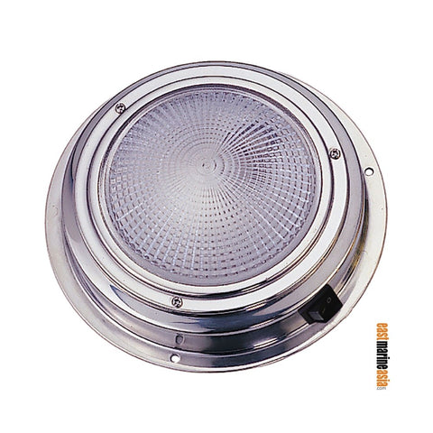 Japanese Style Stainless Steel Recessless Ceiling LED Dome Light (with Switch)