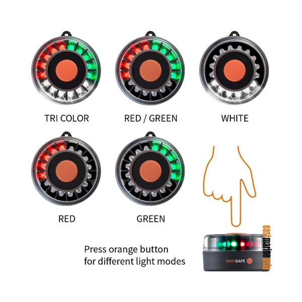 Navisafe Navilight Tricolor Navigation Light with Magnetic Base