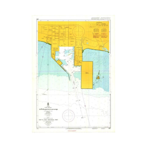 Marine Chart Thailand (Gulf of Thai - East) 157 Map Ta Phut industrial Port