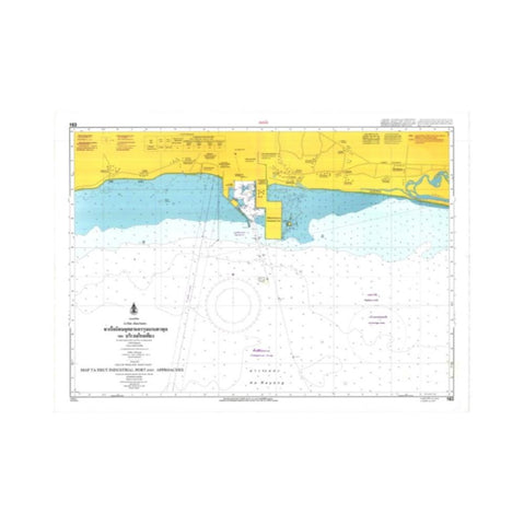 Marine Chart Thailand (Gulf of Thai - East) 163 Map Ta Phut lndustrial Port and Approaches