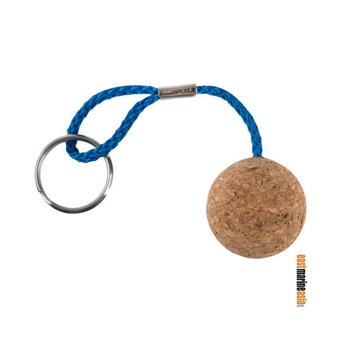 Ball-Shaped Cork Floating Key Ring / Key Chain