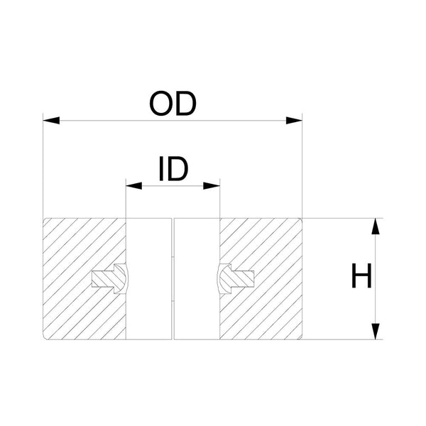 Martyr Limited Clearance Shaft Anode - Zinc, Imperial