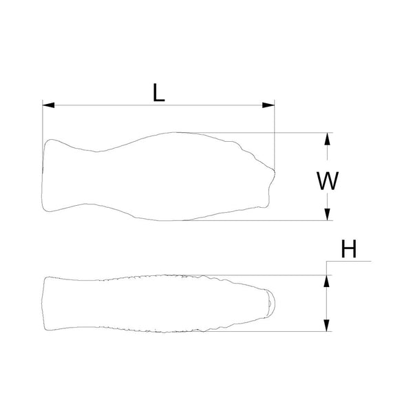 Martyr Grouper Hanging Hull Anode - Zinc