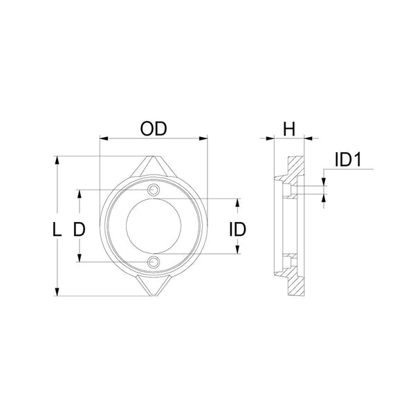 Martyr CMV18 Volvo Penta 280-290 E Anode - Zinc