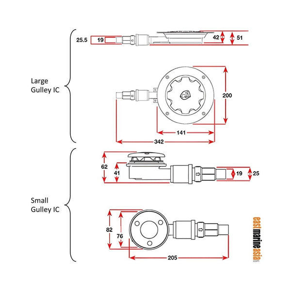 Whale Large Gulley IC Drain Sensor (New Connector)