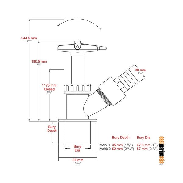 Forespar Marelon Flowtech Racing Valve