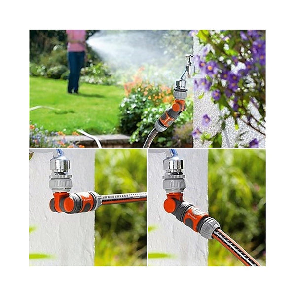 Gardena Hose Fittings - Angled Tap Connector