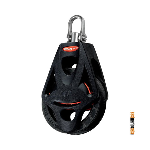 Ronstan Series 55 BB Single Orbit Block - Becket, Swivel Shackle Head