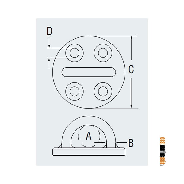 Ronstan Padeyes - Fixed Round