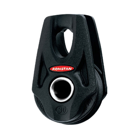 Ronstan Series 30 SP Single Orbit Block (with Nylatron Sheave) - Becket Hub, Lashing Head