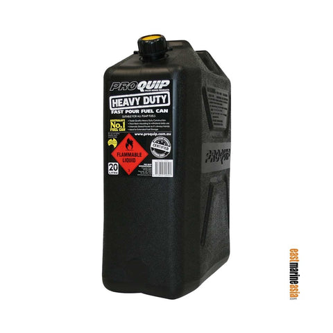 Pro Quip Black Heavy Duty Plastic Fast Pour Fuel Can