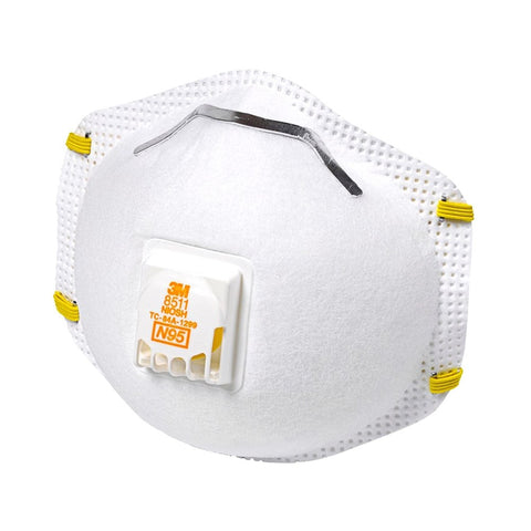 3M 8511 N95 Particulate Respirator with Vent Valve